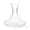 hand blown crystal clear glass wine decanter